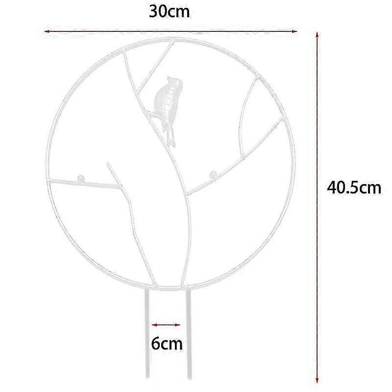plants climbing support frame flower trellis planter plant white(30cm