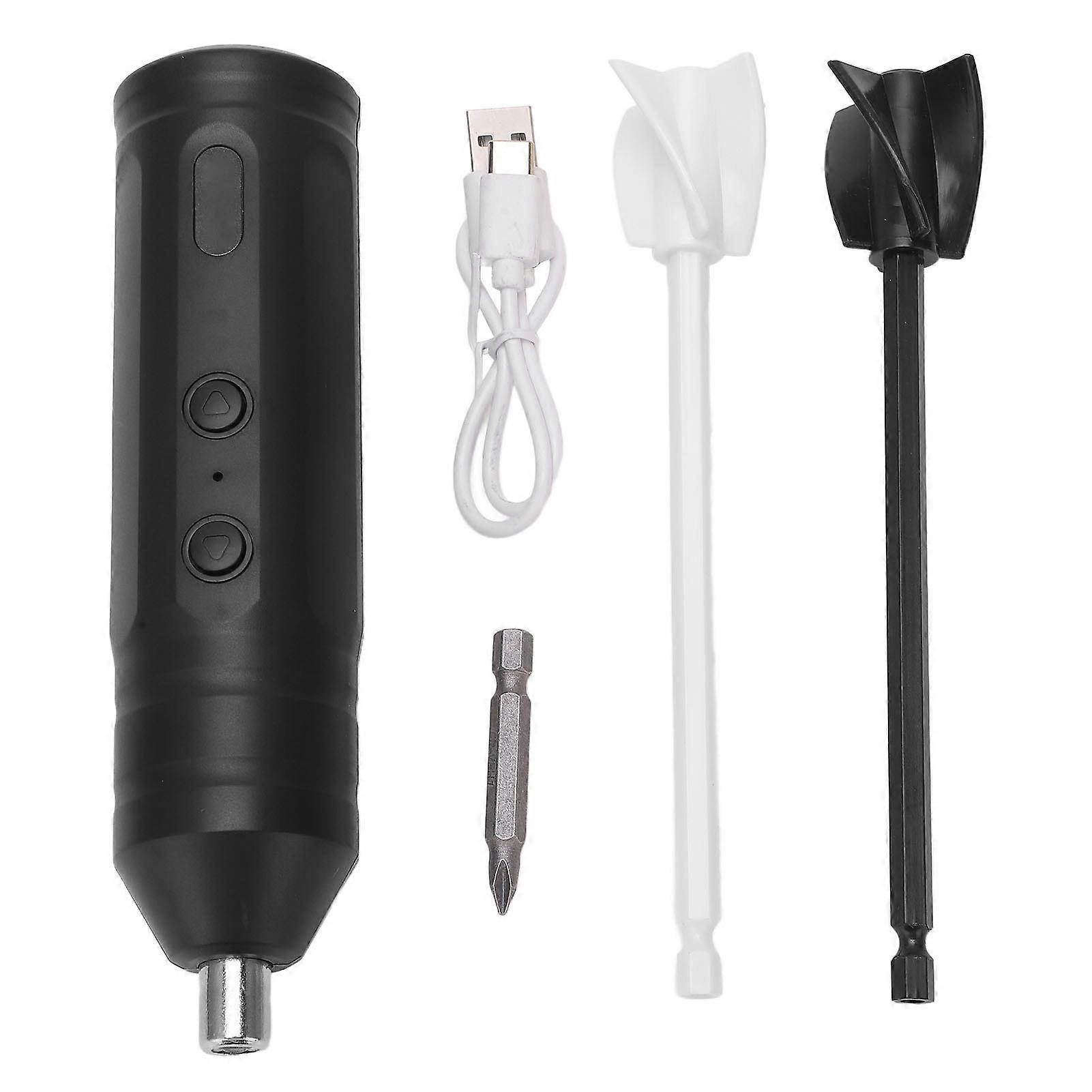 Epoxy Resin Mixer Electric Rechargeable Machine Kit with 2 Paddles Powerful Slow Motor DIY Crafts Casting Tool