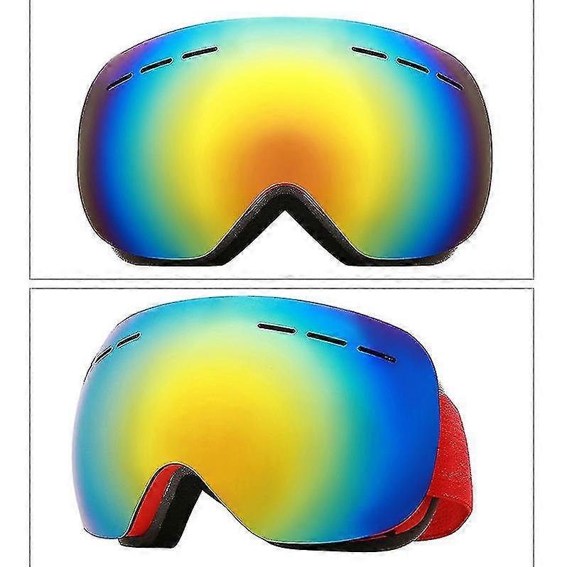 ski goggles magnetic lens interchangeable lens 100% uv400 protection snow goggles multiple-colour ns2
