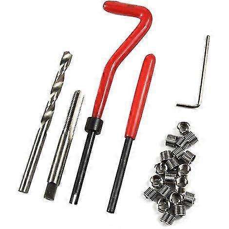 25Pcs M6 X 1.0 Thread Repair Kit Compatible 6mm Threads Damaged