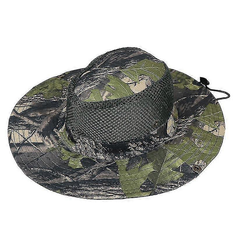 New Camouflage Safari Military Farmers Waway Cap Sun Fisherman Bucket Hat For Men