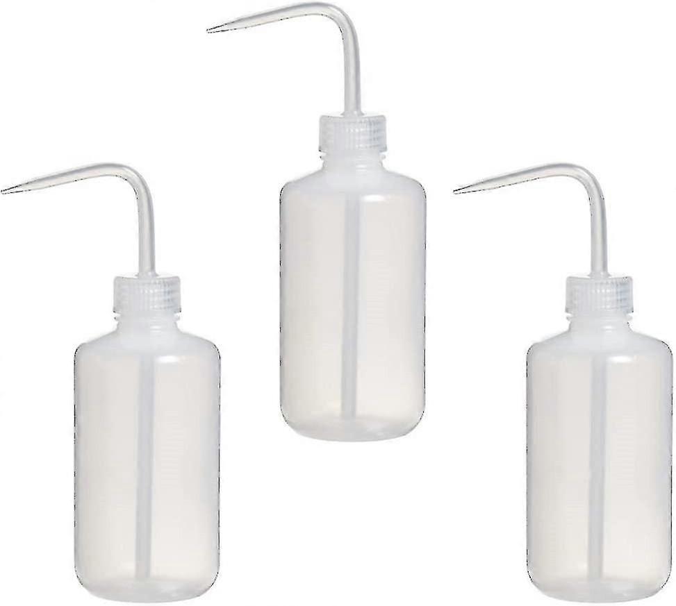Förpackning med 3 250 ml vattenkanna plastsäkerhetspressflaskor