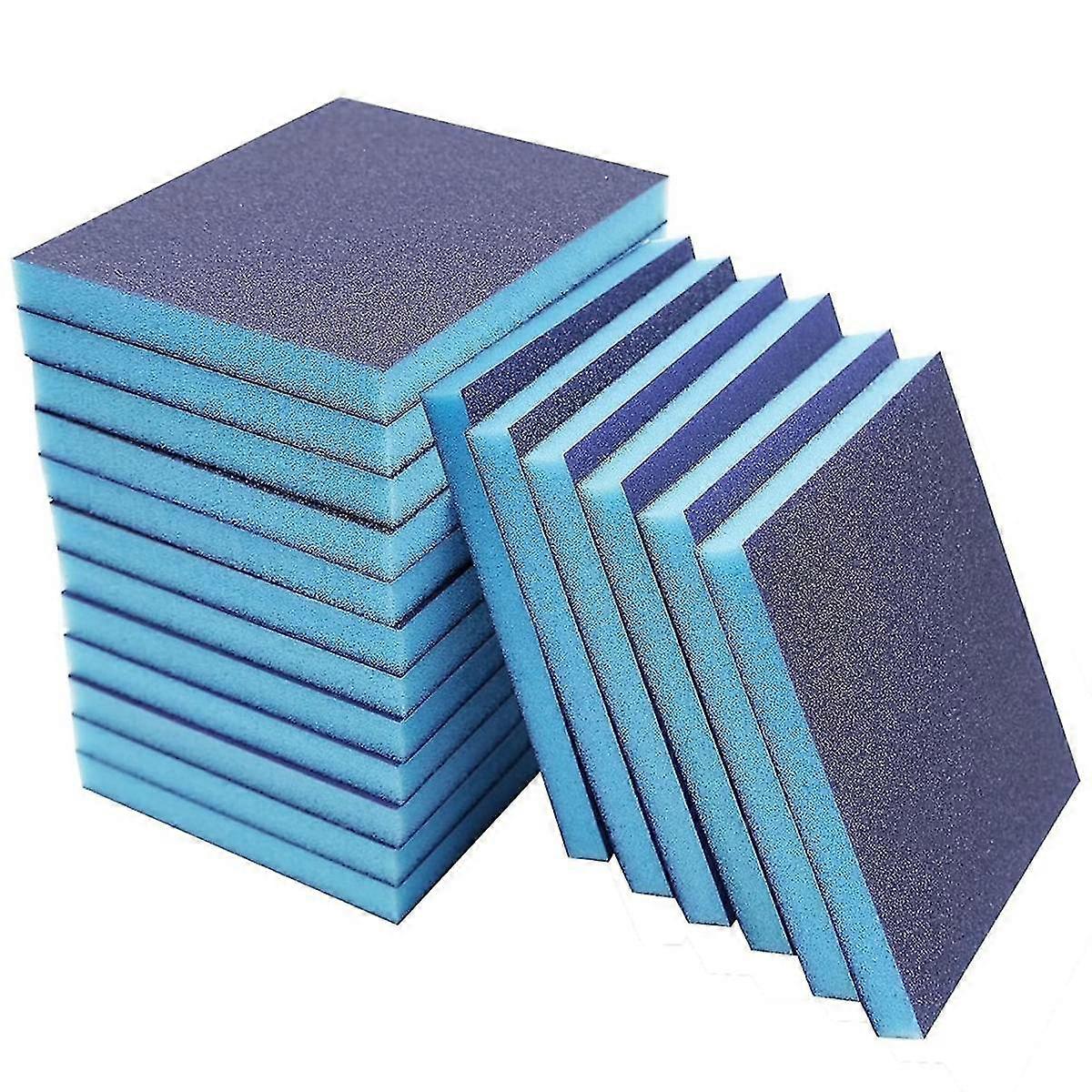 18pcs 60-200 Grit Sanding Sponge Sanding Block Set Wet Dry, Reusable And Washable Sanding Blocks Fo