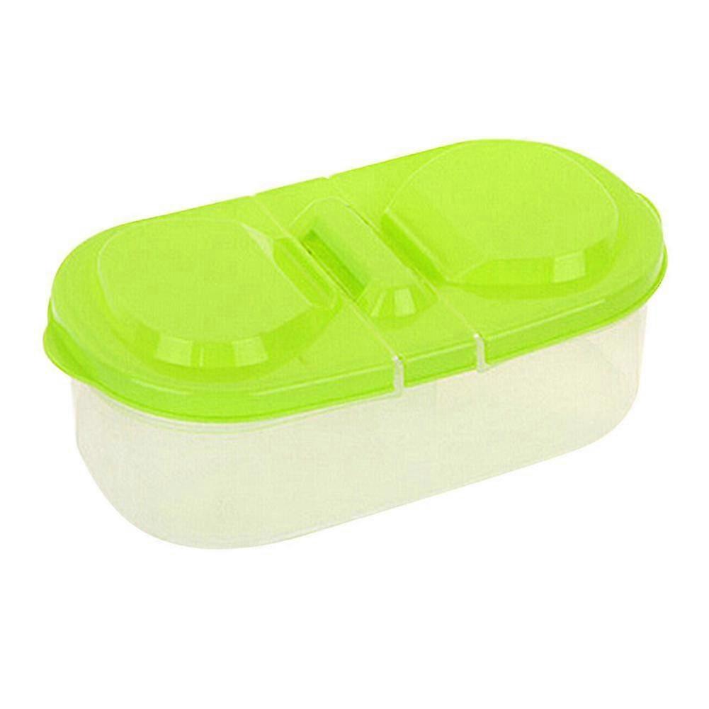 Food Storage Box Home Kitchen Container Sauce Box Case Food Savers Storage Containersgreen1pcs