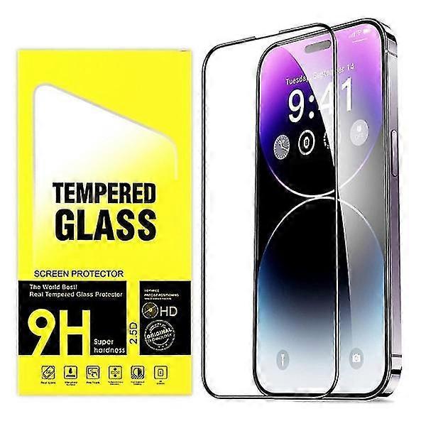 2 Pcs Tempered Glass Iphone 14 - Screen Protector Transparent