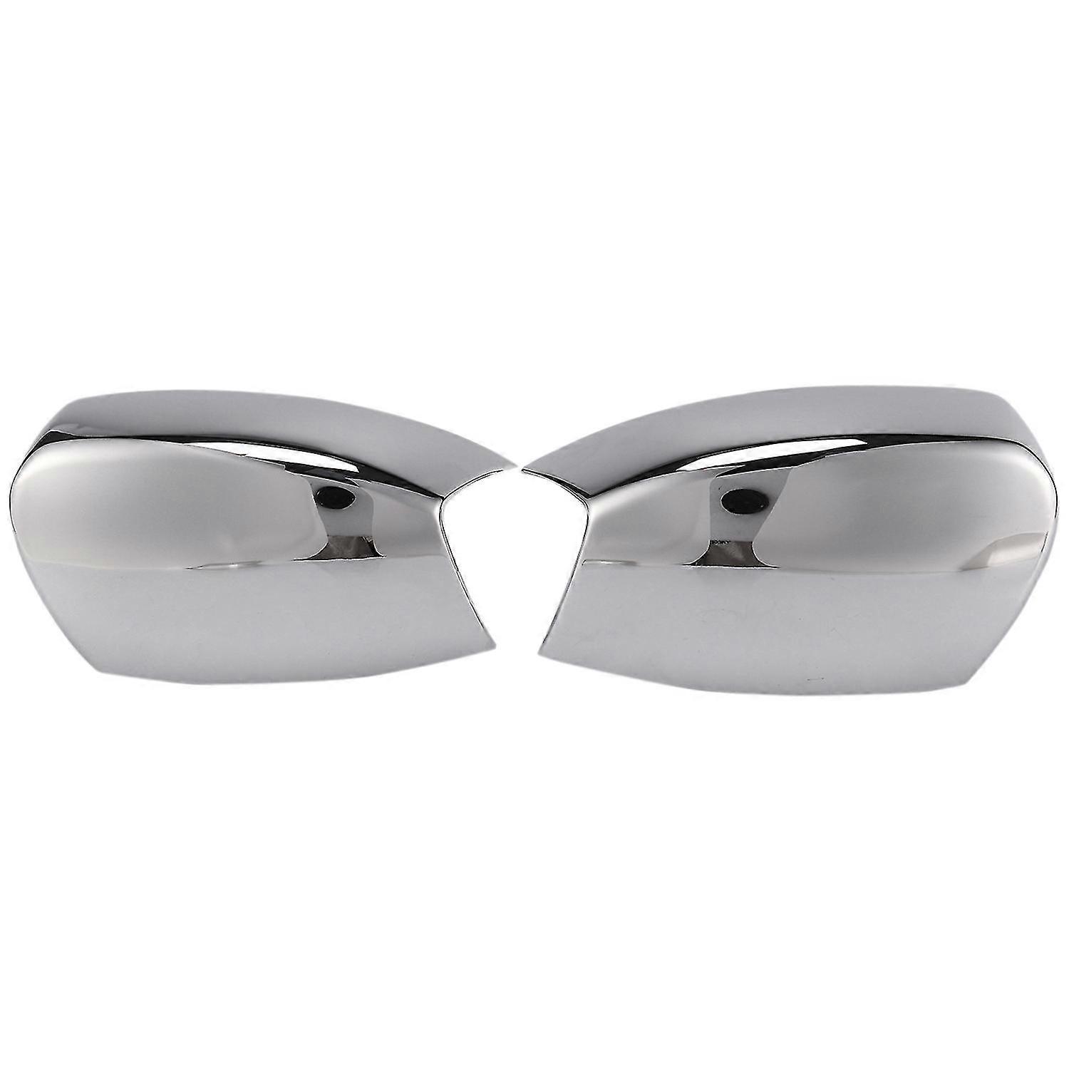 1 pair rear view mirror cover abs plastic chrome for ford s-max