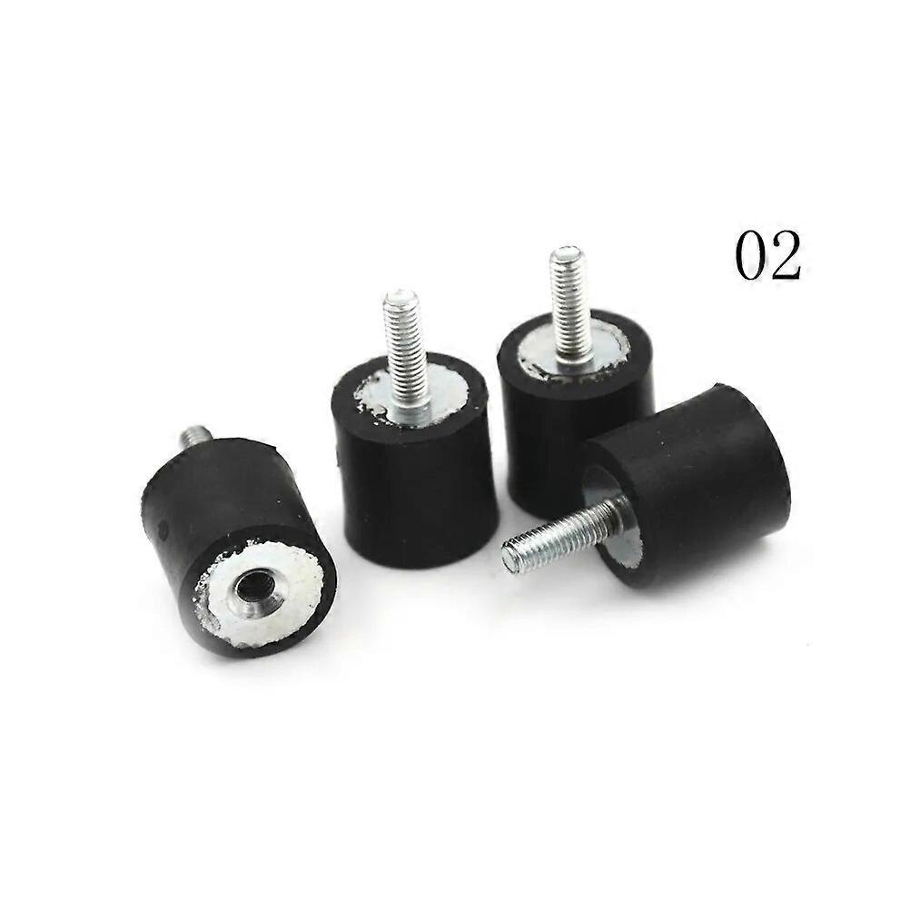 4pcs/set M5 M6 VD15 VD20 Rubber MountsAnti Vibration Rubber Mounts Isolator Bobbin Car Shock Damper