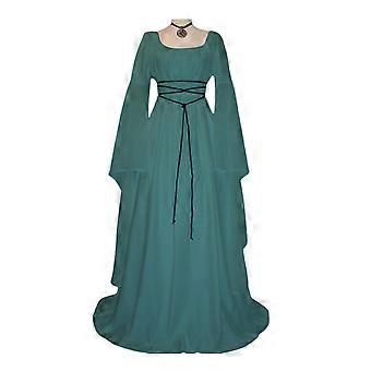 chinese dress ladies Ball Gown Square Neck Long Sleeves Floor-Length Rococo Victorian Party Cosplay Costume Princess Masquerade Prom Quinceanera Dress