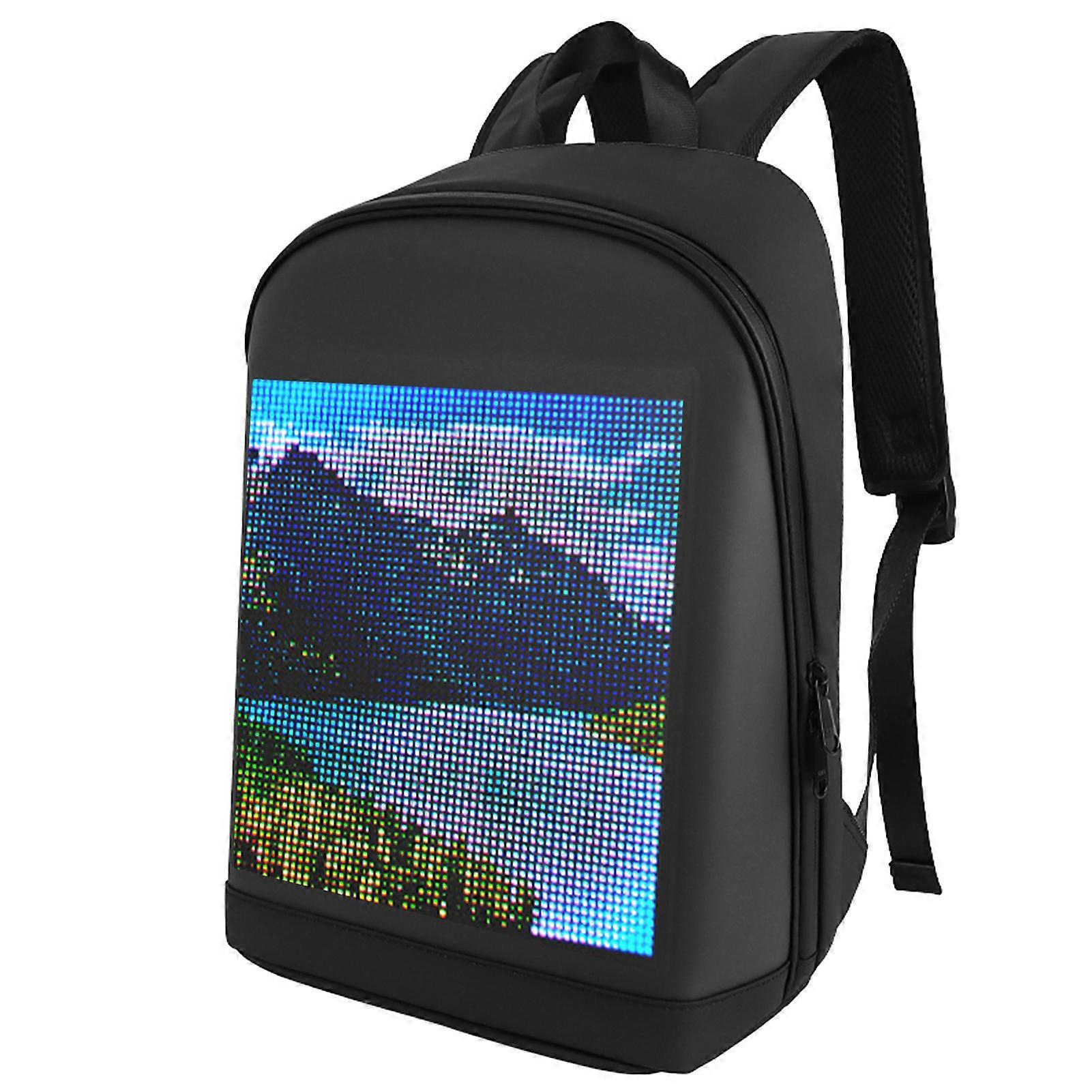 LED Color Screen Customizable Backpack Travel Bag Pack School Bag for Men Women College Students
