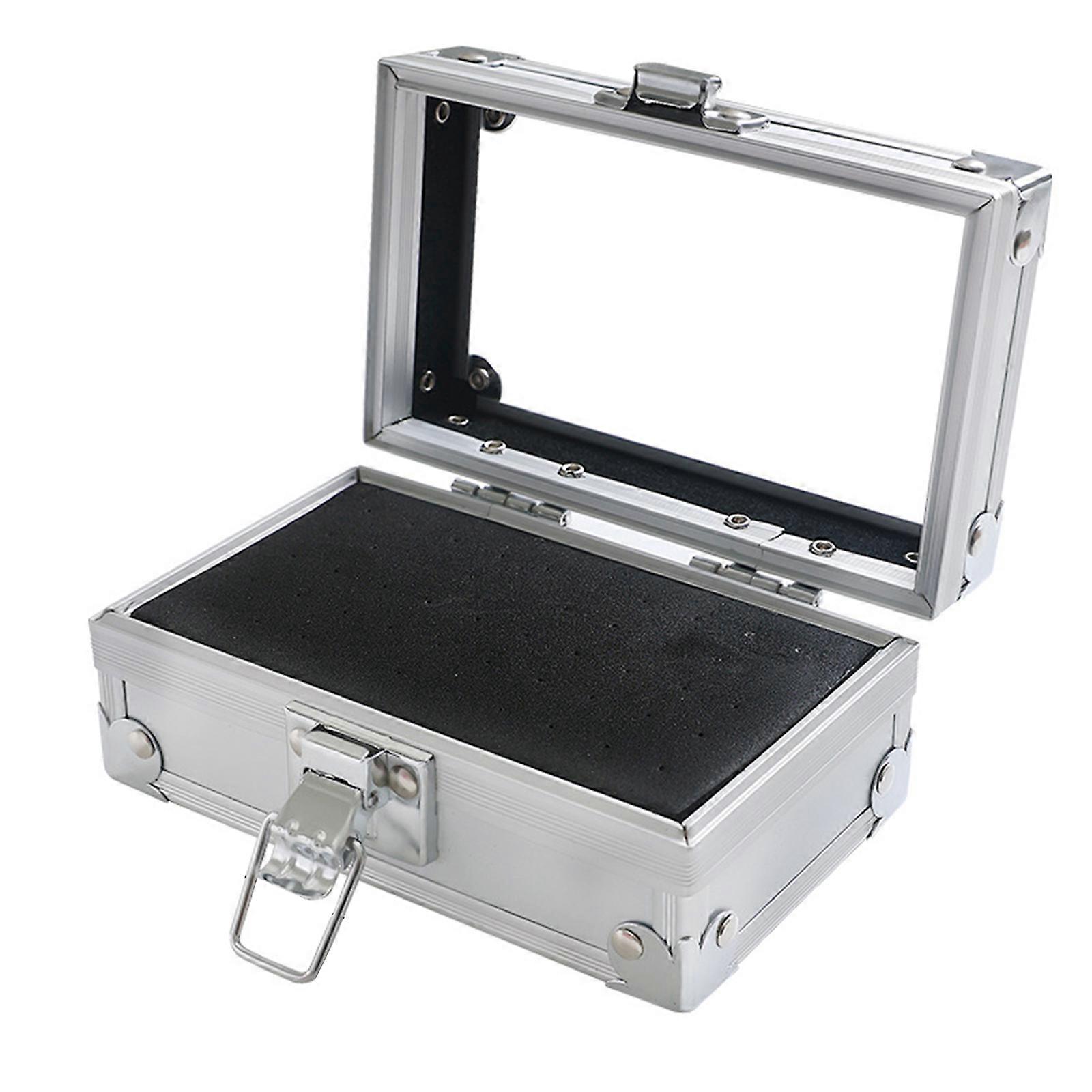 30-Hole Nail Polish Drill Bits Storage Box Manicure Tool Organizer Nail Drill Bit Holder Case Portable Nail Art Storage Container for Nail Salon Use