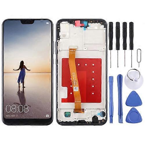 Replacement Screen Display and Digitizer Full Assembly with Frame for Huawei P20 Lite / Nova 3e