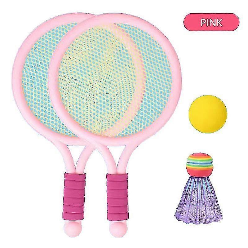 Children's Sports Plastic Badminton Racket Kindergarten Fabric Tennis Racket Ball Toys