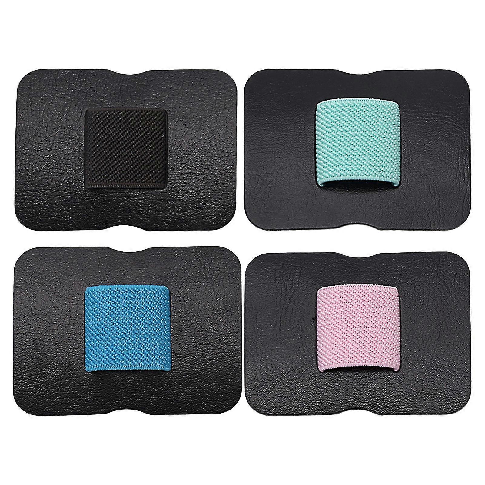 4pcs Pencil Adults Loop Self Adhesive Pen Holder Student Offices For Notebooks