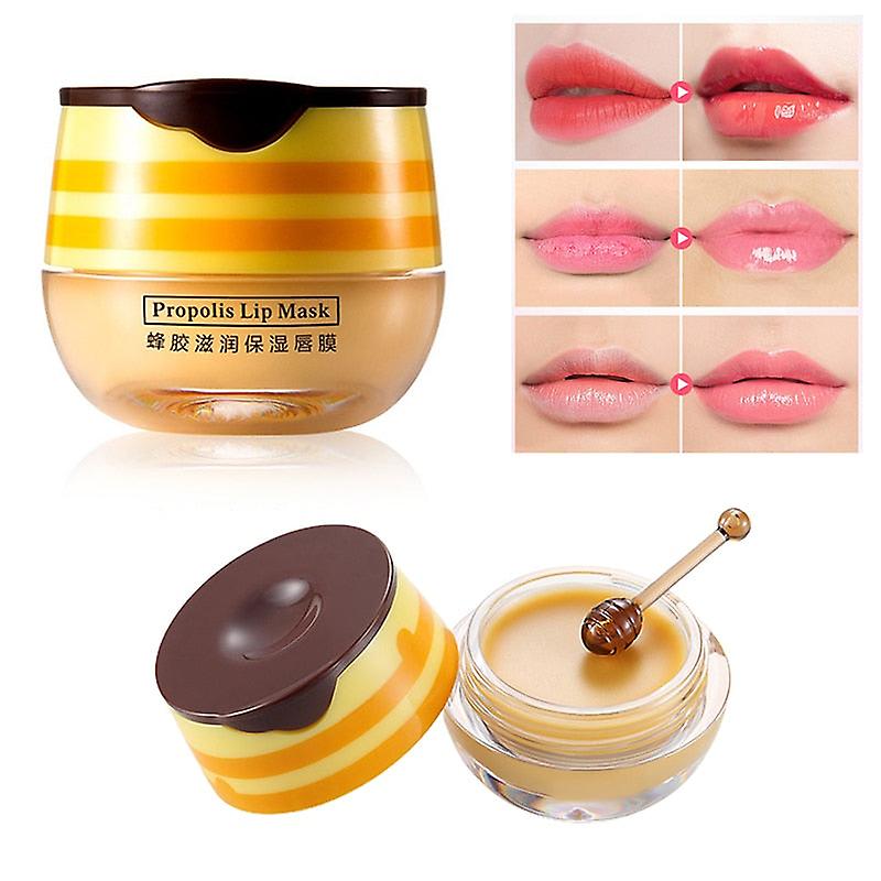 Honey Sleep Lip Mask 保湿润唇膏天然蜂胶唇膜