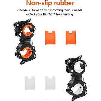 thumbnail image 2 of New 360° Swivel Bicycle Bike Mount Holder Clip Clamp For Led Flashlight Torch US 2 of 13