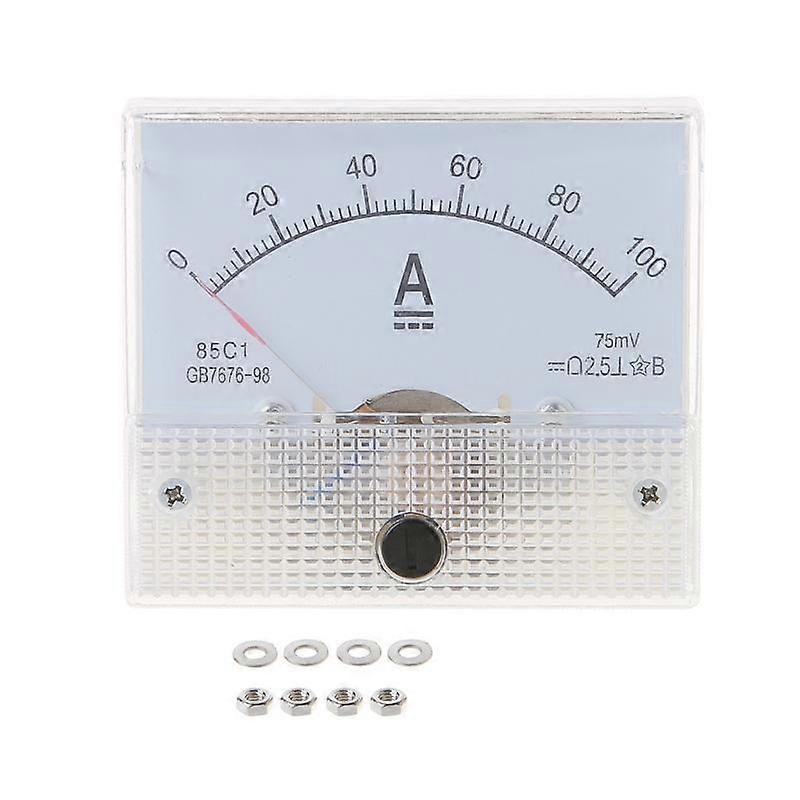 Kompaktes Amperemeter Analoges Amperemeter-Messgerät Rechteck-Panel-Messgerät Stromtester