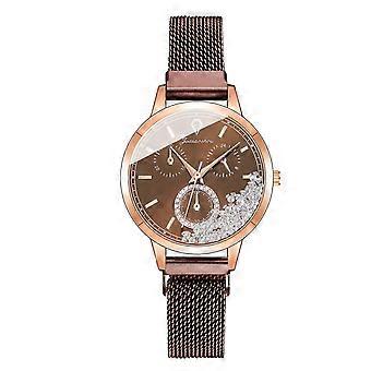 Women Fashion Watch Clock Stainless Steel Casual Dress Wrist Crystal Jewelry
