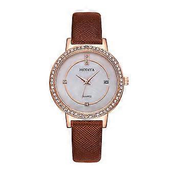Modiya Buckle Sewing Thread Strap Gradient Plastic Case Pattern Watch