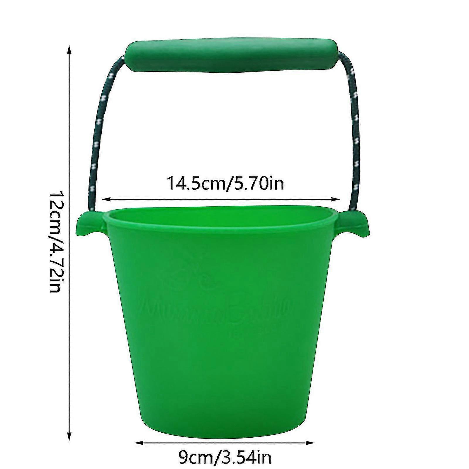 תינוק מתקפל רב תכליתי חוף רחצה סיליקון נייד דלי מים רכים