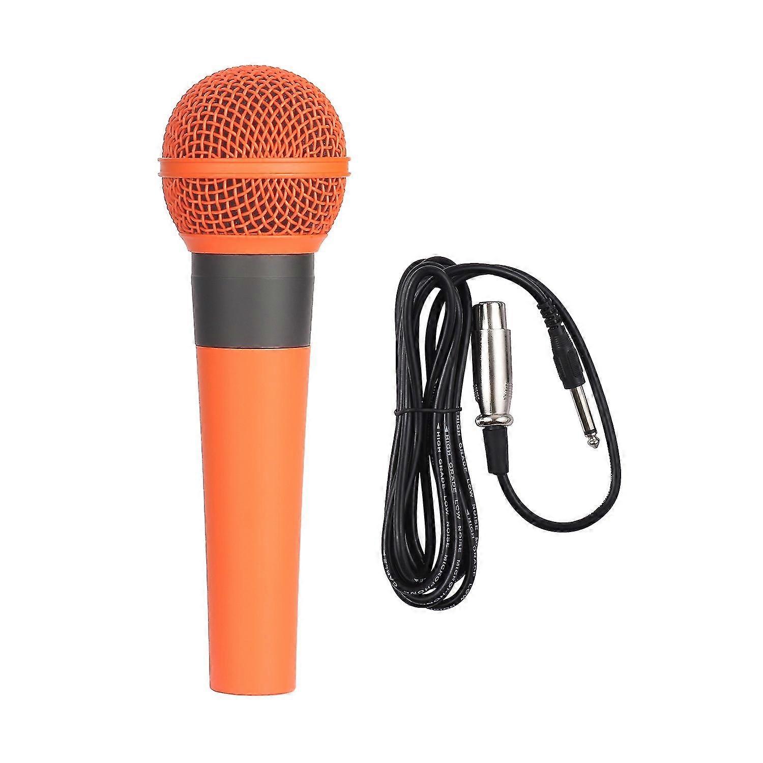 Profession Dynamic Microphone Wired Mic Dynamic Handheld Cardioid Microphone with ON/OFF Switch for