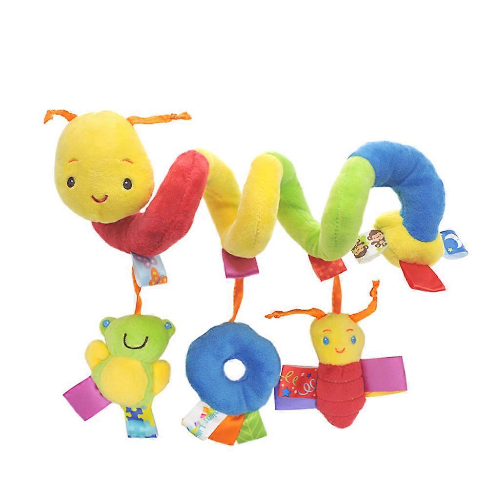 Cute Caterpillar Hanging Plush Dolls Toy for Crib Infanette Stroller Car Seat Pole