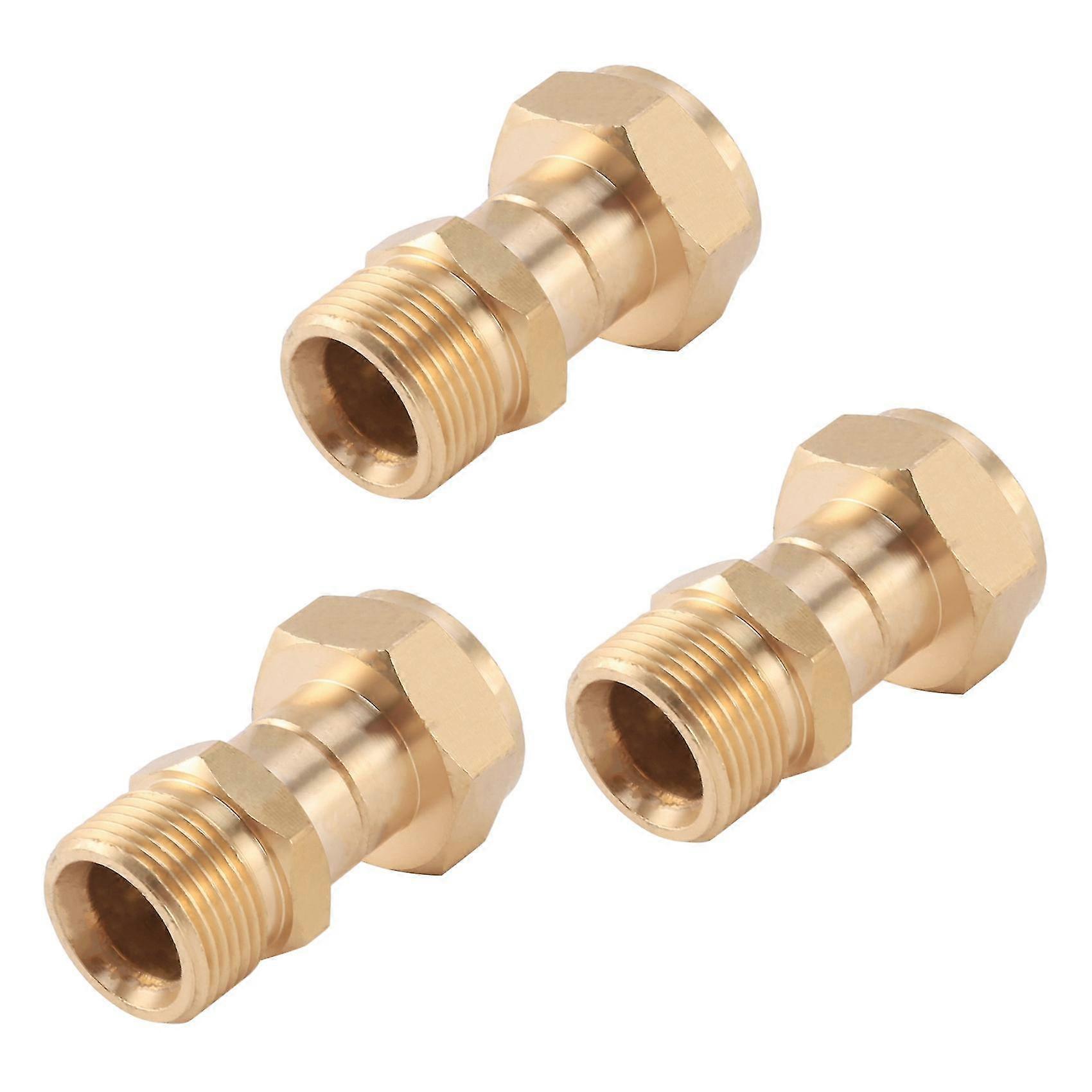 3x Pressure Washer Swivel Joint, Kink Free To Hose Fitting, Anti Twist Metric M22 14mm Connection