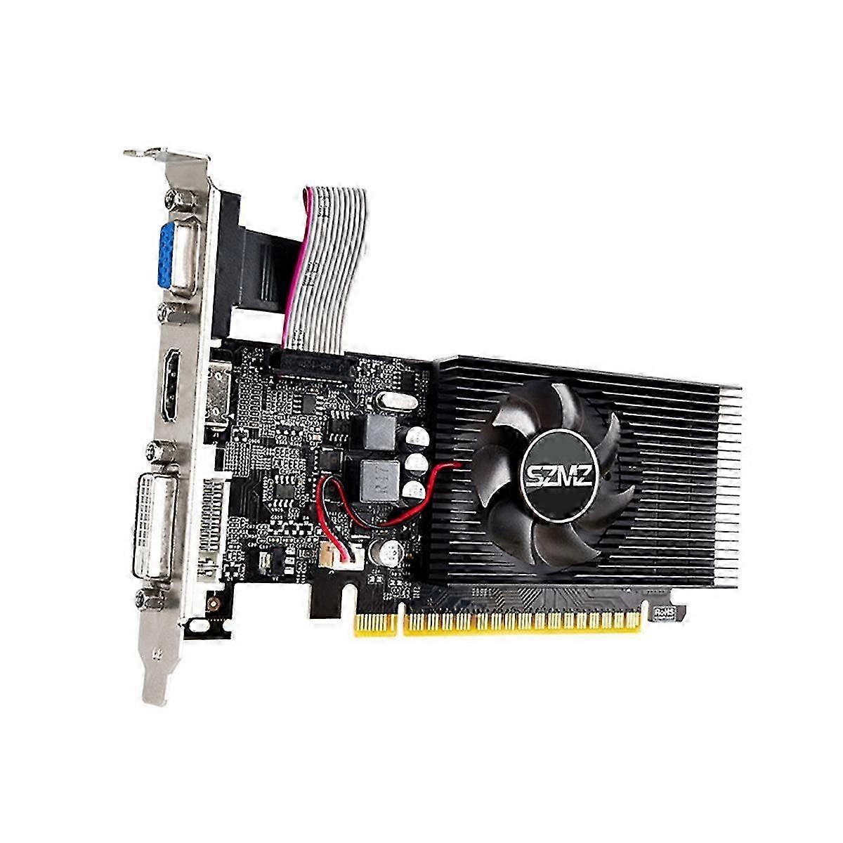 GT730 4GB DDR3 128Bit Grafikkarte mit Lüfter Low Profile Grafikkarte für Büro / Home Ent