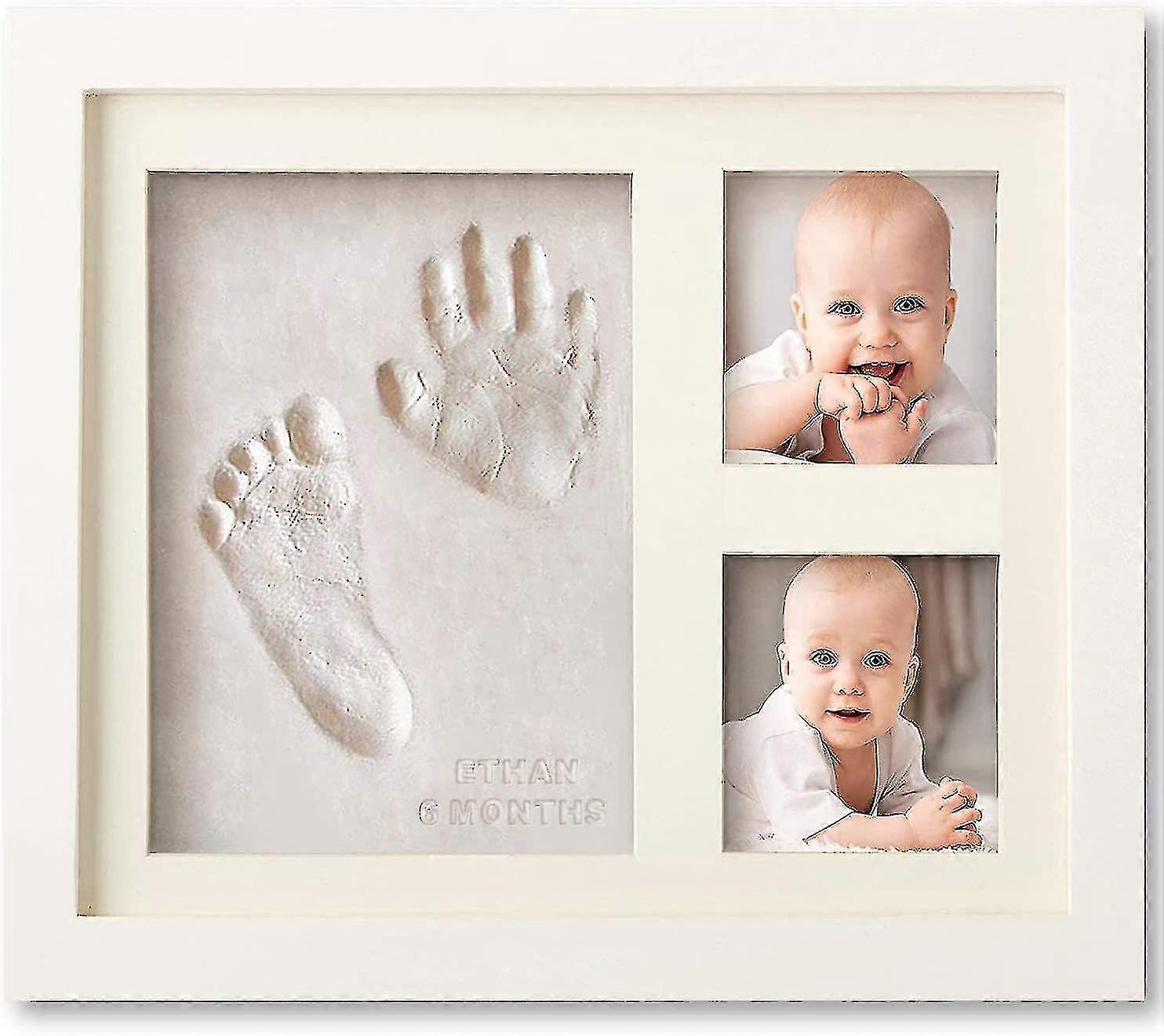 Vauvan kädenjälki ja jalanjäljen tekijät Kit Keepsake vastasyntyneille pojille & tytöille