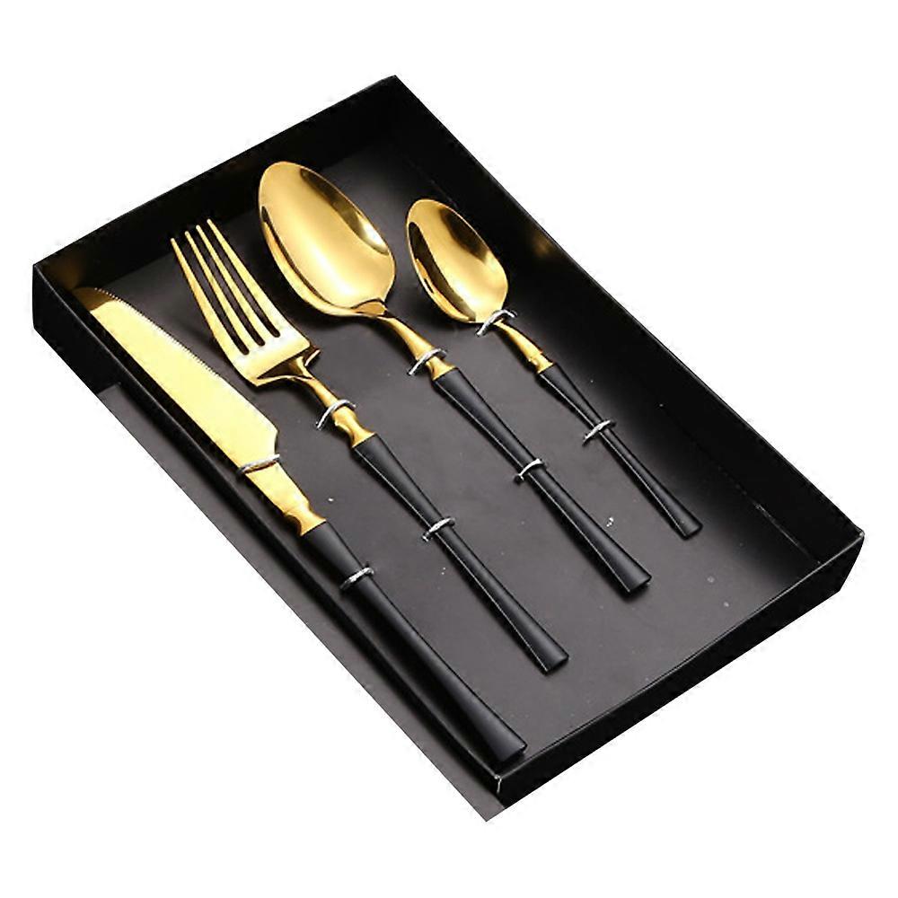 stainless steel western tableware gift box set