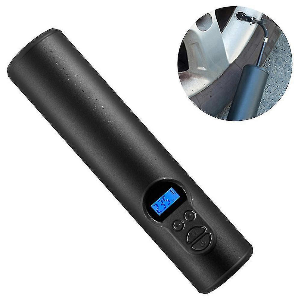 Mini Tire Inflator Digital Portable Air Compressor 12v, Wireless Version 2000mah Rechargeable Lithium Ion Battery, Suitable For Carf04bicycle Air Pump