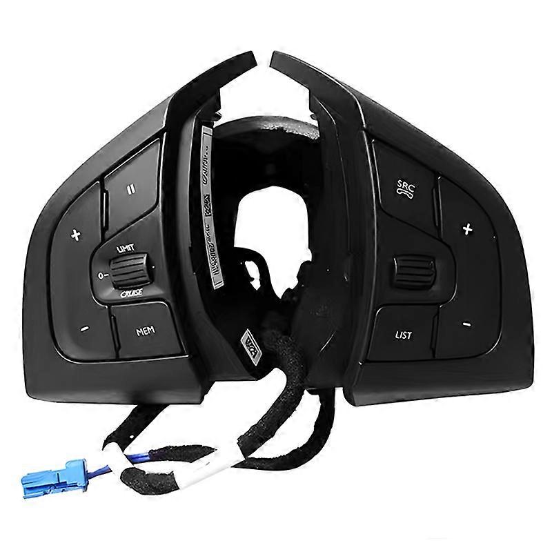 Car Steering Wheel Cruise Audio Volume Control Switch Buttons For Citroen