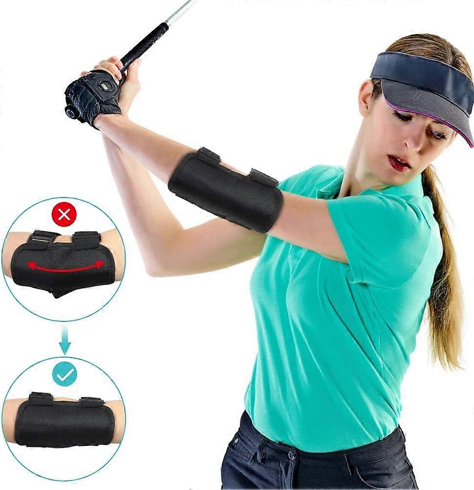 Golf Swing Guide Swing Trainer Training Elbow Swing Posture Aid Training CorrectorGolf Swing Curved Arm Warning Practice Fixed Reminder Training Actio