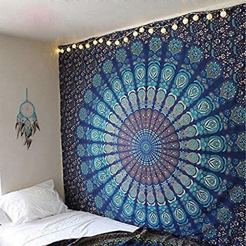 Multicolored Mandala Tapestry Indian Wall Hanging,  Picnic Beach Sheet