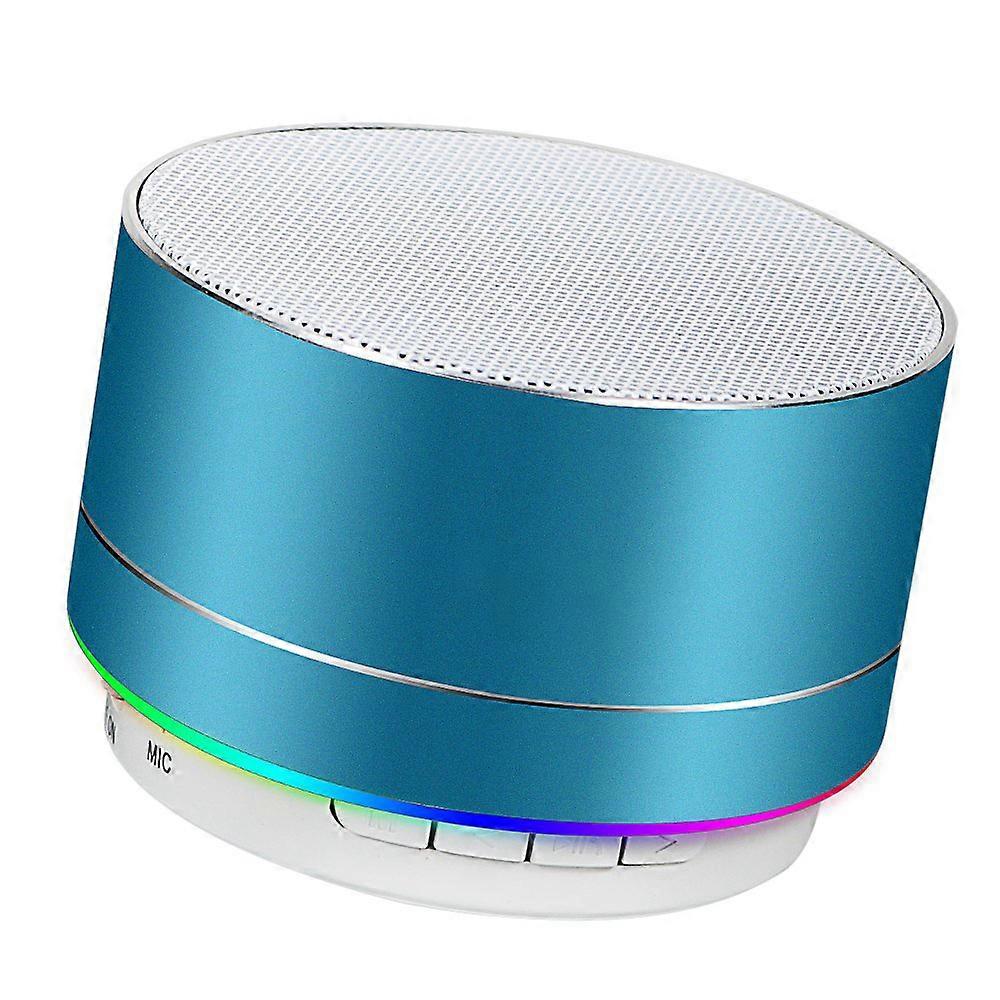 Portable Wireless Bluetooth Speaker with LED Lights, Multi-Function Indoor Outdoor Stereo Bass Bluetooth Speakers, Built-in Microphone, FM Radio, Hand