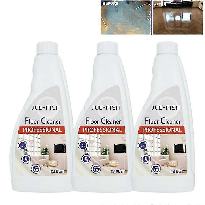 3pcs Floor Cleaner For All Robot Vaccum And Mop, Floor Cleaning Liquid Solution Compatible Roborock & Omo Joint
