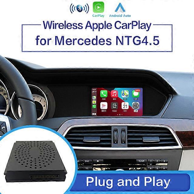 For Becker Navigation,Wireless CarPlay NTG4.5,For Mercedes A180 A200 B180 B200 C180 C200 W204 207 W212,Android Auto