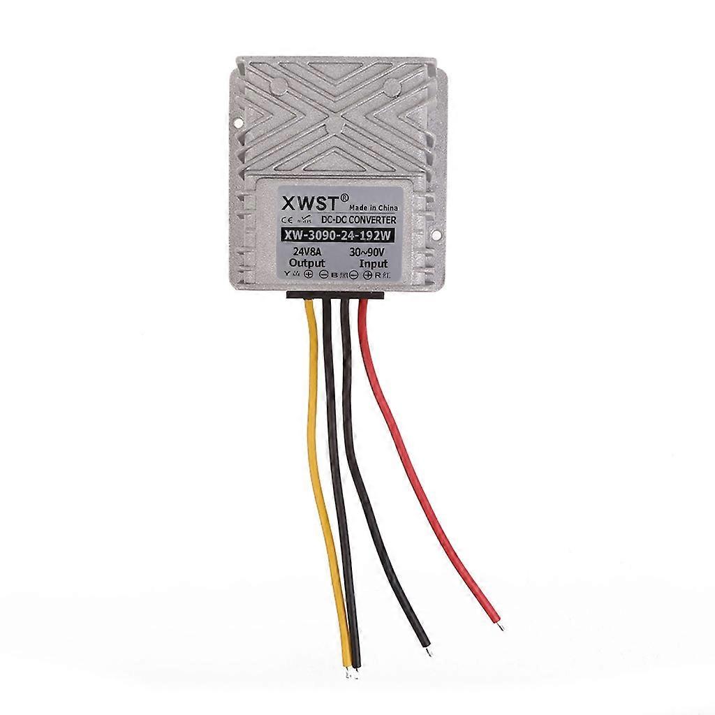 Portable Waterproof 30V-90V Step Down to 24V Voltage Reducer Power Converter