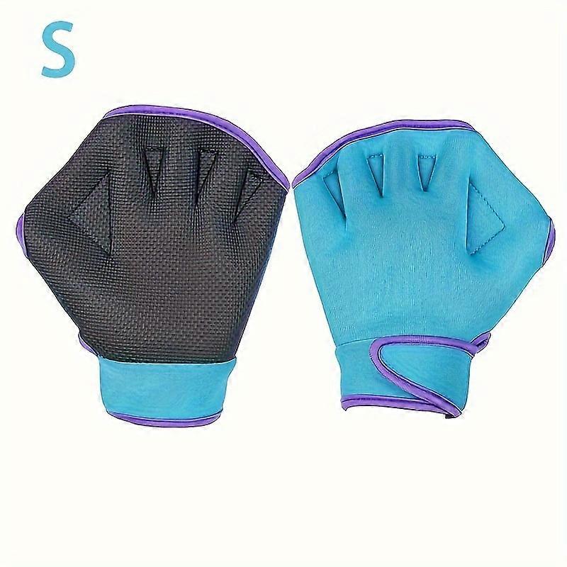 1 Pair Swimming Webbed Gloves, Fingerless Swimming Gloves, Suitable For Water Sports Training, Diving