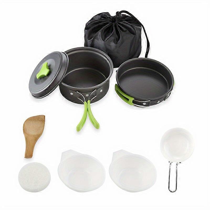 Camping Cooking Set: Portable Tableware Pot With Storage Bag & Outdoor Camping Accessories - Perfect for Backpacking Gear!