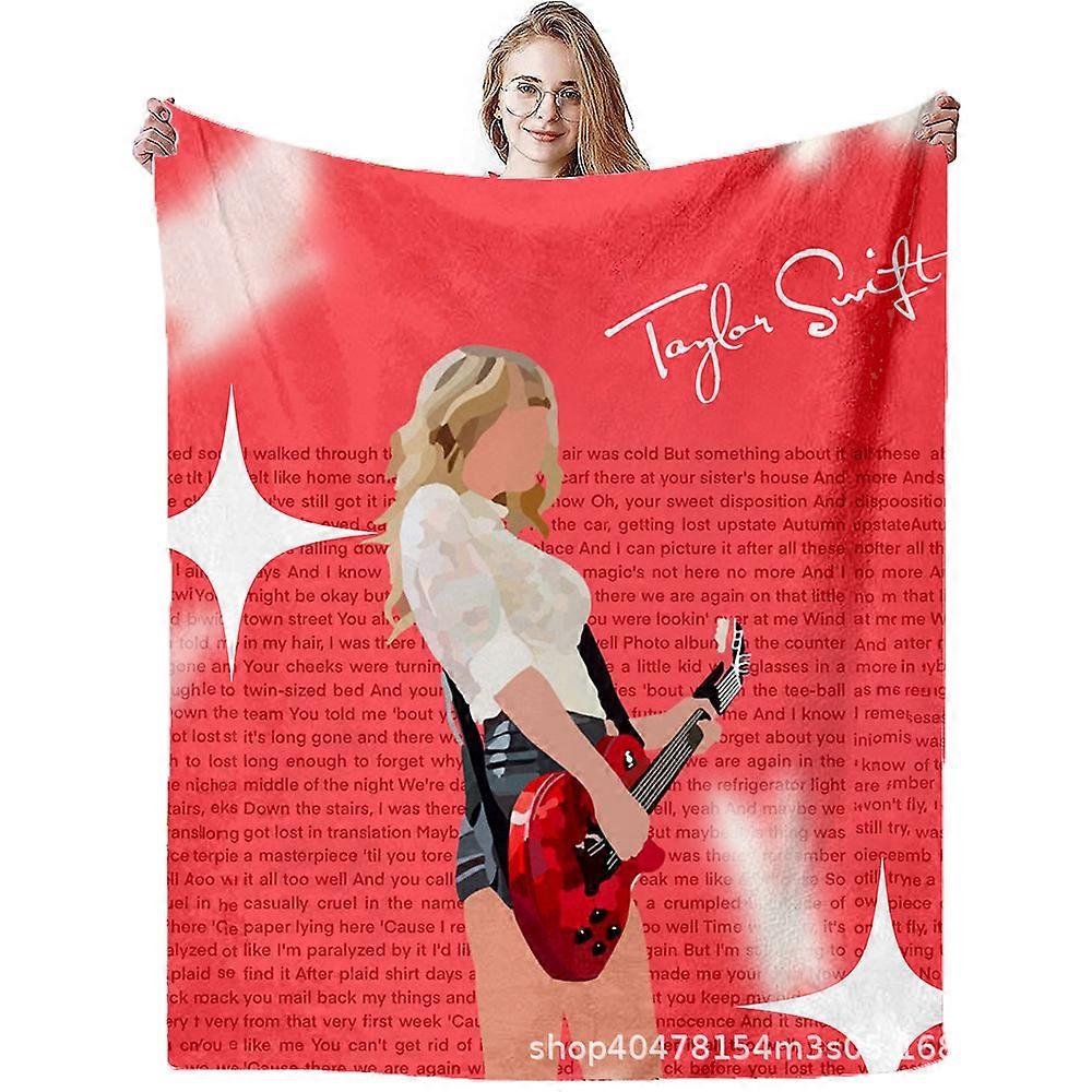 Taylor Swift Deka Taylor Swift Speváčka Flanelová deka Klimatizácia Deka Nap Cover Blanket Flanel MT103