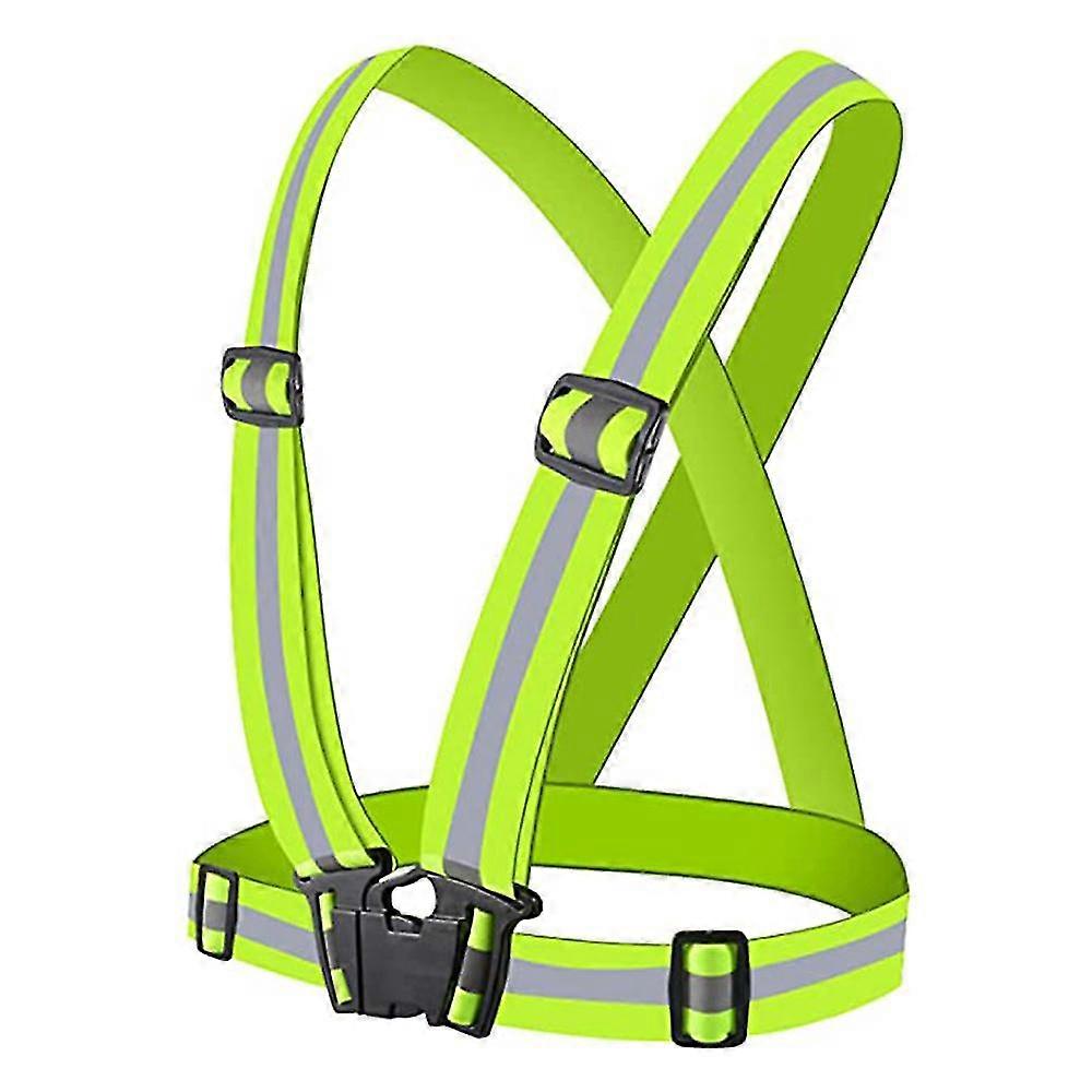 Reflective Vest Gear Unisex Warning Vests Adjustable Laser Safety Band For Night Running Cycling Jogging Walking