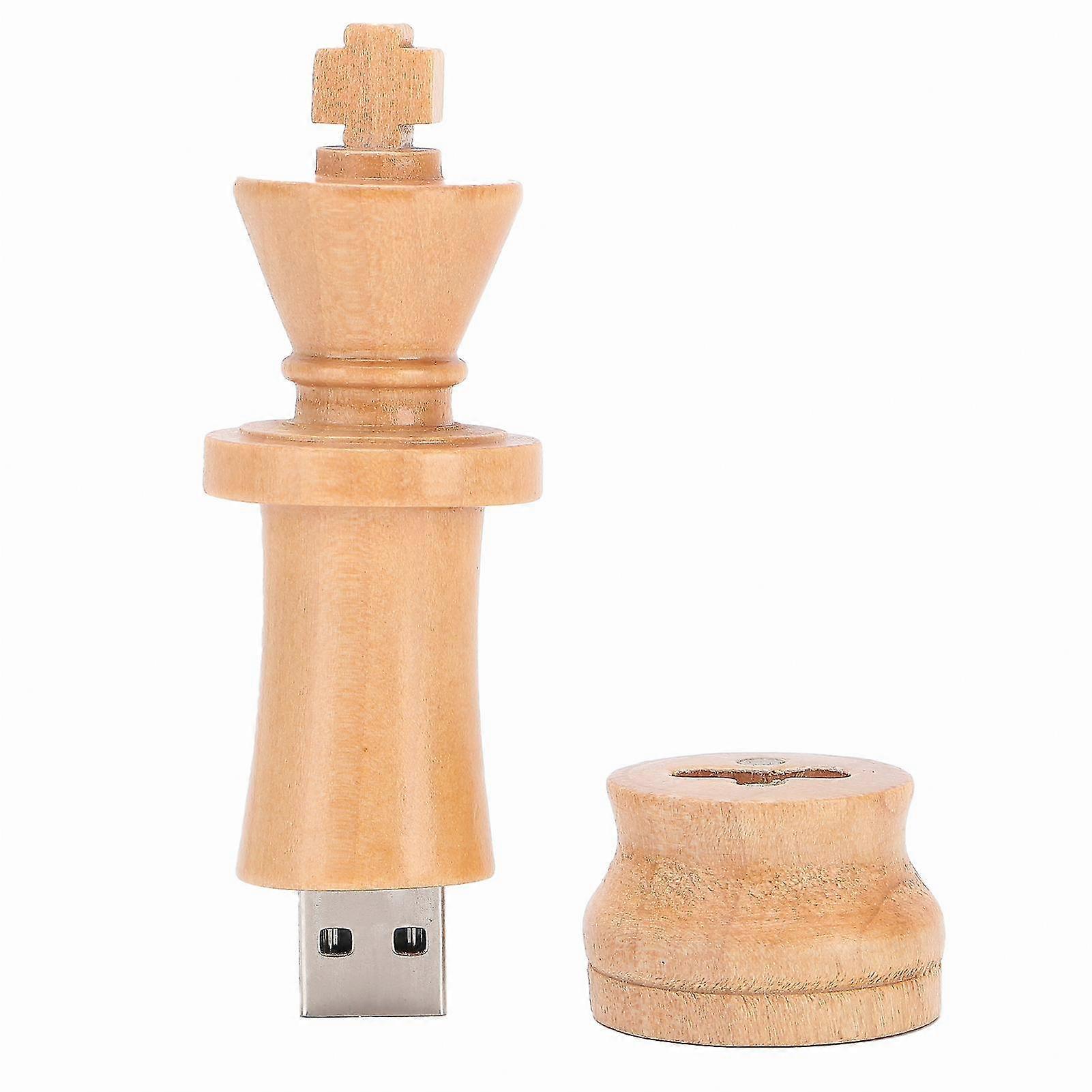 4GB Portable USB Flash Drive Chess Styling Memory Stick - 12MBs Reading Writing Speed