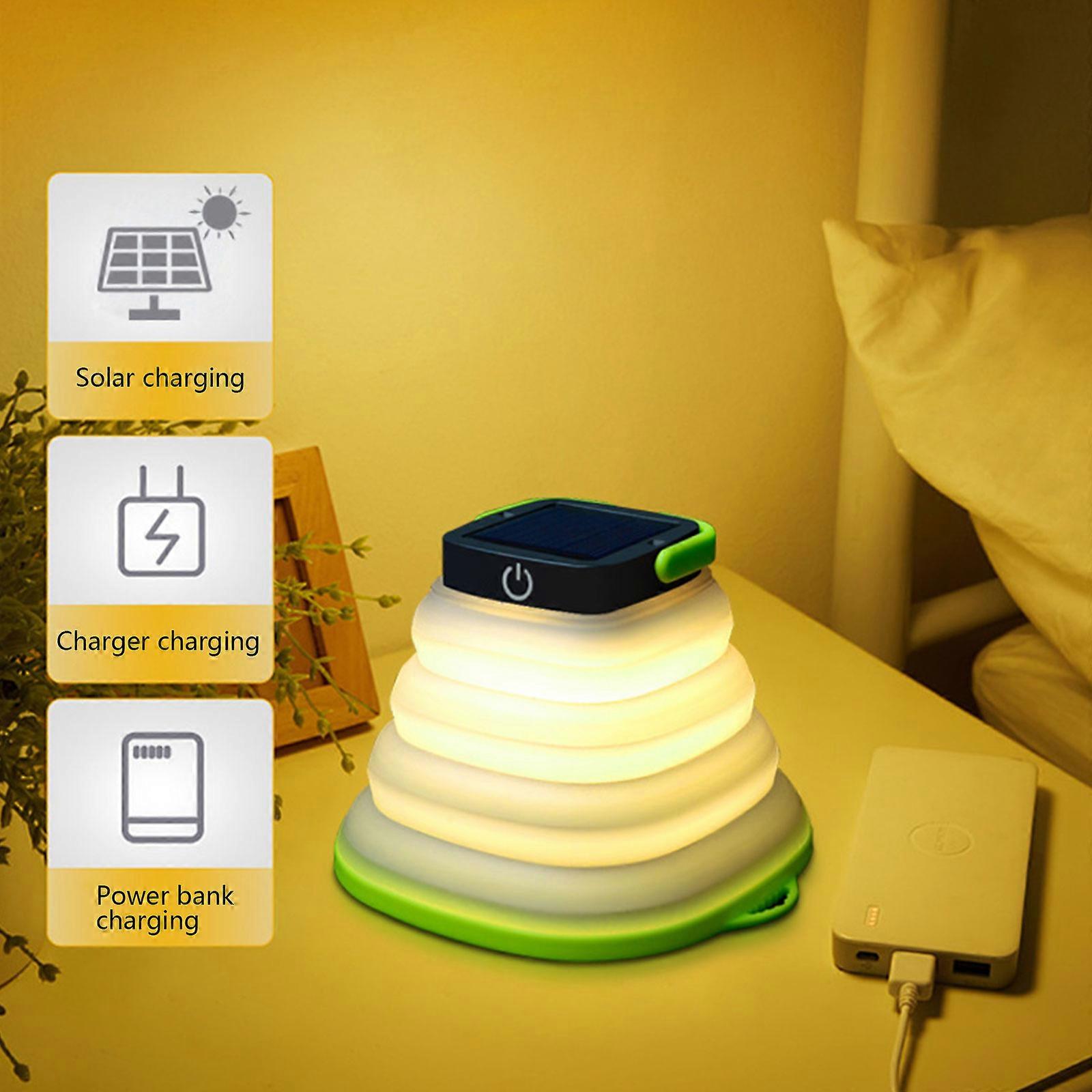 Solar Portable Collapsible Camping Lantern Lights - Water Resistant