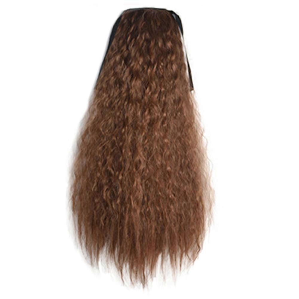 Wig Corn Perm Lace-up Horsetail