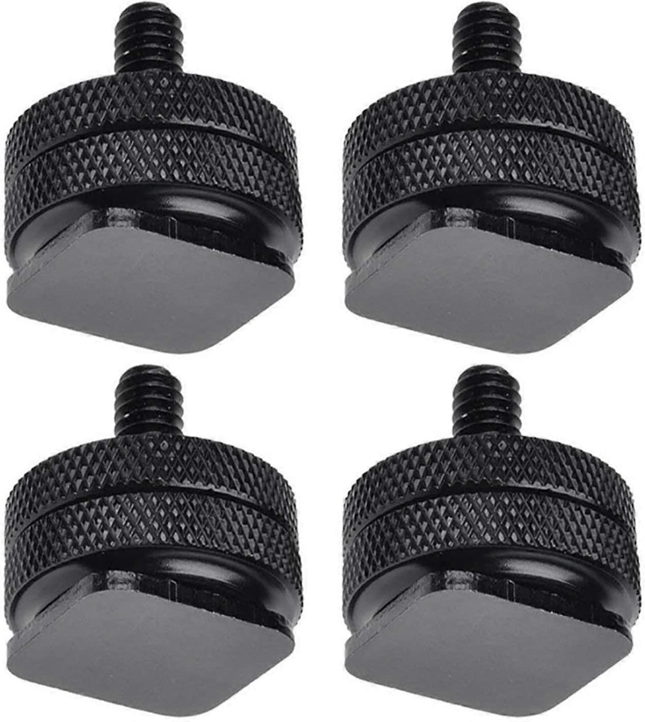 1/4 polegadas Hot Shoe Mount Adapter Parafuso Tripé para DSLR Camera Rig (4Packs)