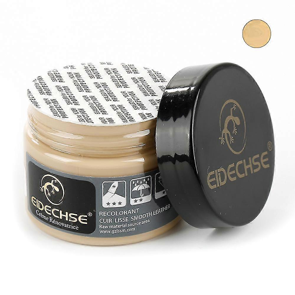 Riparazione Della Pelle Filler Crema Ripristinare Seggiolino Auto Divano Graffio Graffi Fori Strappi - 50ml Beige