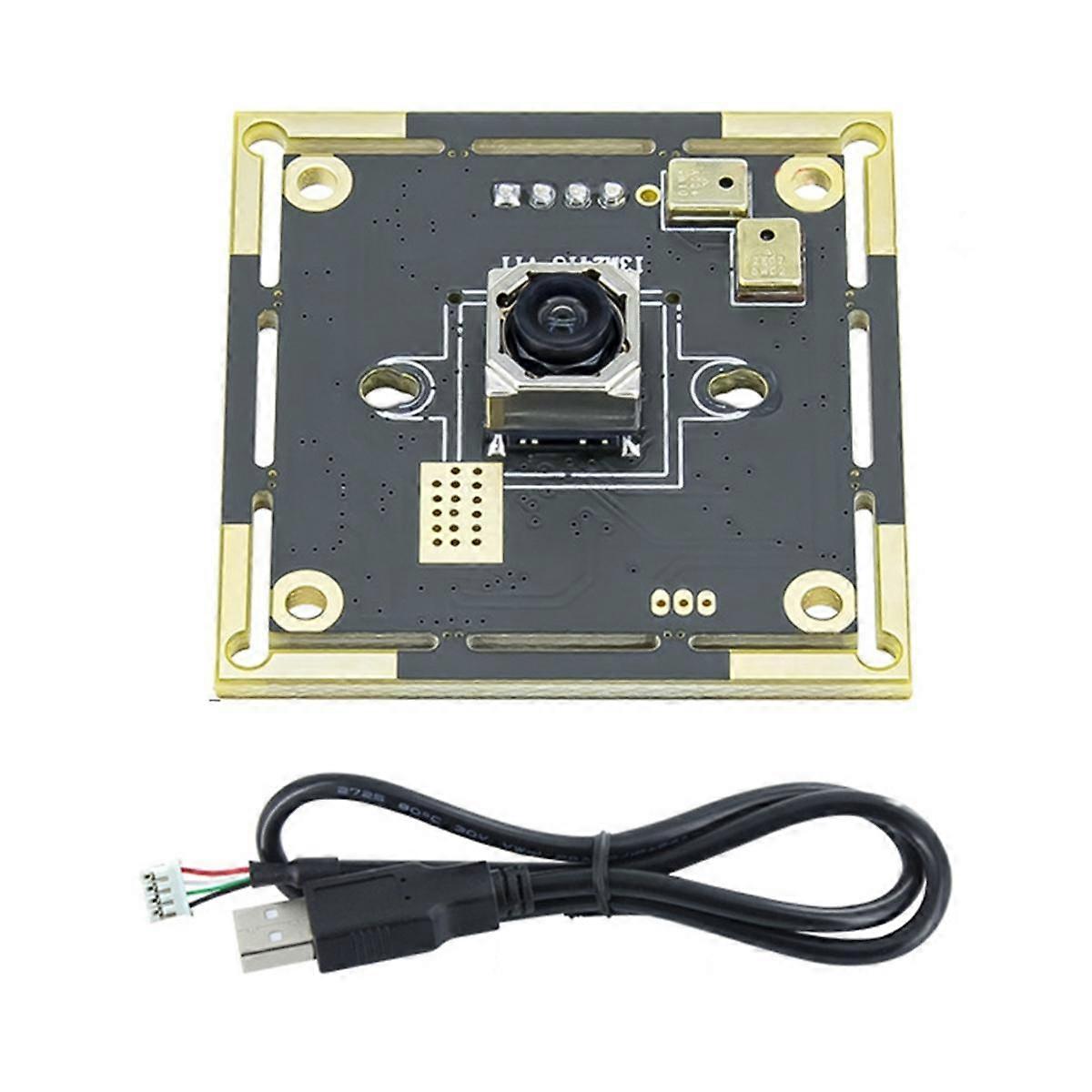 13MP USB Camera Module 120 No Distortion Auto Focus Camera Module 4160x3120 OV13B10 Built-in Mic f