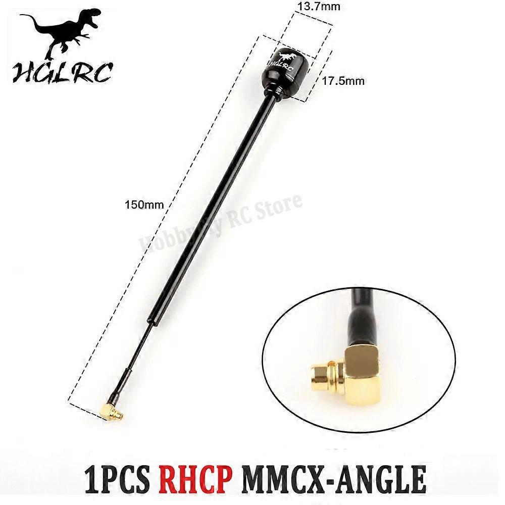 HGLRC Mini Long Range Hammer Antenna Mini RHCP LHCP Spin SMA IPEX MMCX Angle 5.8G 2.5dBi 135mm For RC FPV Racing Drone