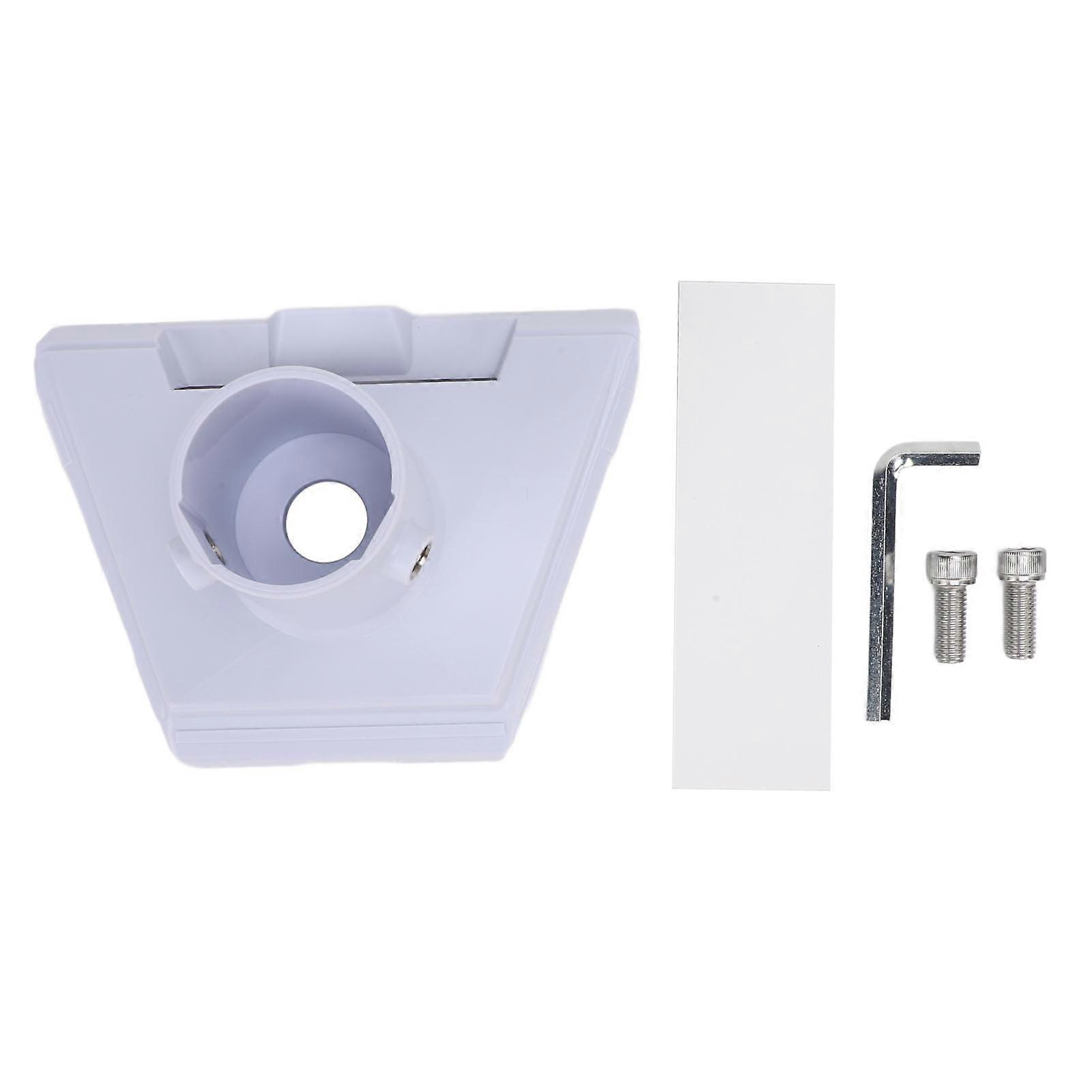 Gen 3 ASA Waterproof Satellite Internet Pole Mounting Plate Pipe Adapter for Standard V3 Satellite Dish, White