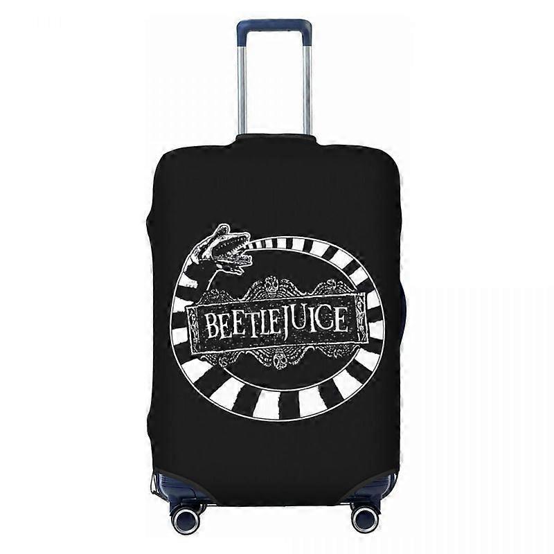 Beetlejuice Beetle Worm Suitcase Cover Elástico Tim Burton Horror Movie Luggage Covers Protector para 18-32 polegadas